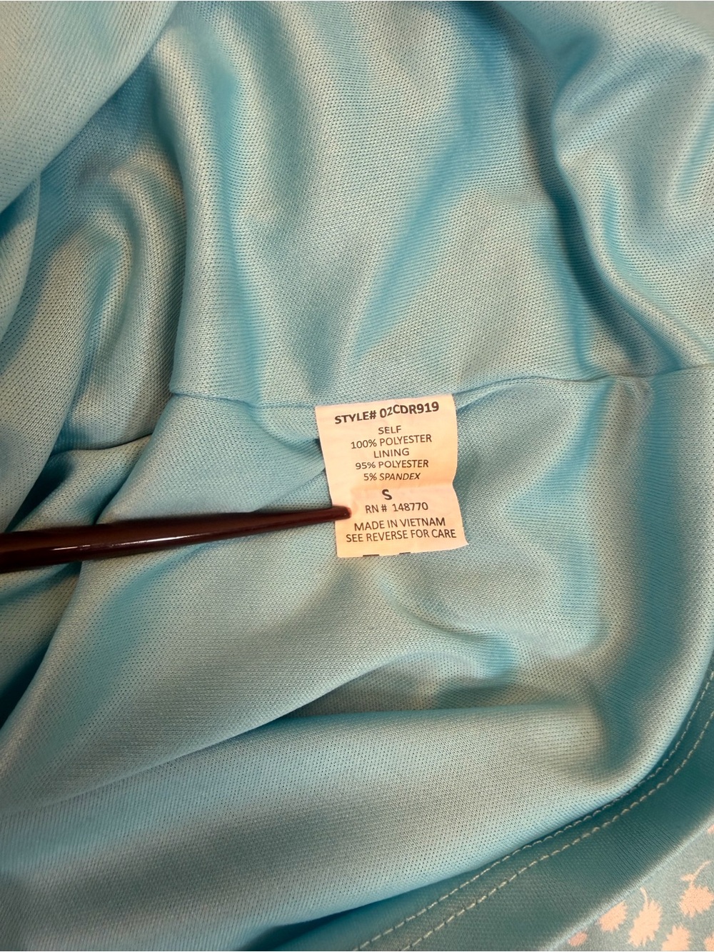 Sienna Sky Blue Floral Wrap Short Flutter Sleeve Maxi Dress Small Cottagecore - Picture 7 of 10